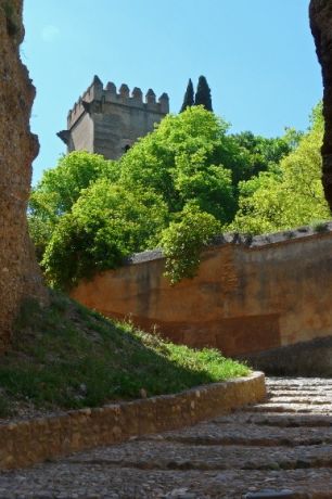Granada - Op weg naar het Alhambra Granada - Op weg naar het Alhambra